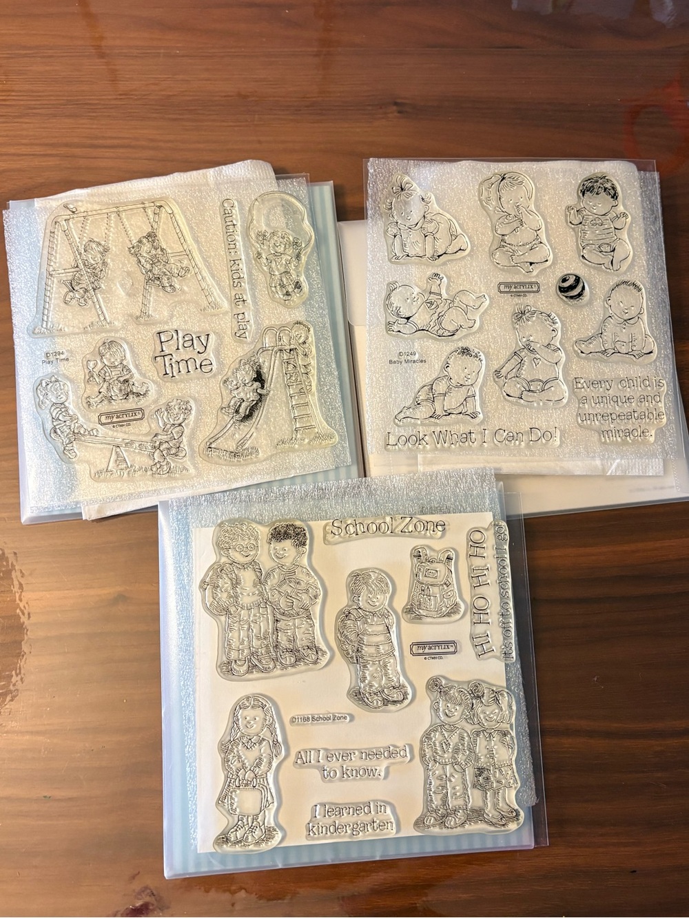 NEW! Closet to my heart children themed stamps